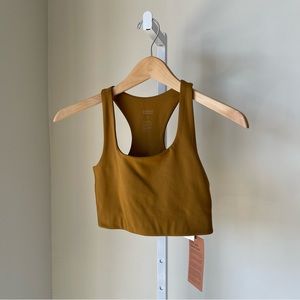 NWT Girlfriend Collective Paloma Bra in Saddle